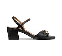 Geox - Sandales À Talons Neweraklia En Cuir - Noir - 39