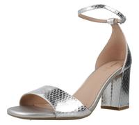 Geox Sandale à talons Femme D New ERAKLIA 80 A – Argent – 38 EU