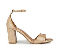 Geox Femme D New Eraklia 80 Sandales à Talons, DK Skin, 37 EU