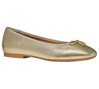 Geox Femme D New Palmaria F Ballet Flat, Lt Gold Cream, 41 EU