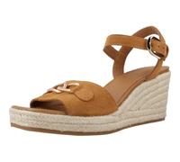 Geox Femme D Panarea C Sandales compensées, Cognac, 38 EU