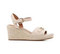 Geox Femme D Panarea C Sandales compensées, Lt Sand, 36 EU