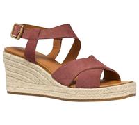 Geox Femme D Panarea D Sandales compensées, DK Cognac, 44 EU