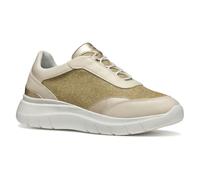 Geox Femme D PLUMMERY A Basket, Lt Gold/Papyrus, 39 EU
