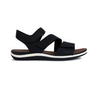 Geox Femme D Sandal Vega, Noir, 39 EU
