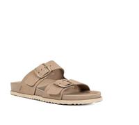 Geox Femme D Sandybett A Sandales Plates, Beige, 39 EU