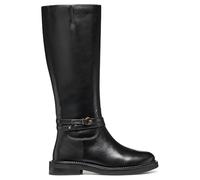 Geox Femme D Serilda Bottes Hautes au Genou, Noir, 39 EU