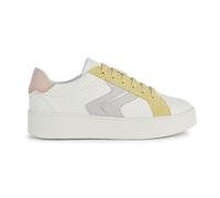 Geox Femme D Skyely A Basket, Optic White Lt Yello, 39 EU