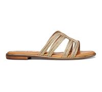 Geox Femme D Sozy Plus A Sandales Plates, DK Gold, 37.5 EU