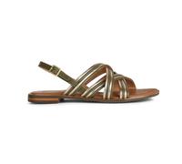 Geox Femme D Sozy Plus G Sandales Plates, Sage Lt Gold, 45 EU