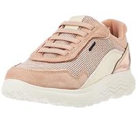 Geox Femme D Spherica D Sneakers, Dk Skin/Cream, 37 EU