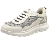 Geox Femme D Spherica D Sneakers, White, 37 EU