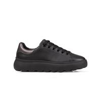 Geox Femme D SPHERICA EC4.1 D Basket, Black/Gun, 38 EU