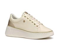 Geox Femme D SUNNETTY A Basket, Papyrus/Lt Gold, 40 EU