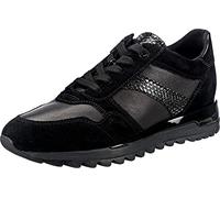 Geox Femme D Tabelya A Sneakers, Black, 38 EU