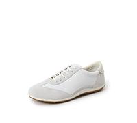 Geox Femme D Vega A Sneakers, Off White/White, 39 EU