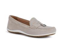 Geox Femme D Vega MOC A Moccasin, Taupe, 37 EU
