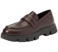 Geox Moccasin D Vilde C pour Femme, Café foncé., 40 EU