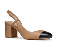 Geox Femme D VIRNILISA 65 A Pompe, Beige/Black, 39 EU