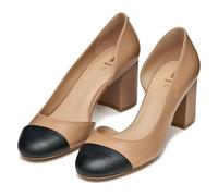 Geox Femme D Virnilisa 65 B, Beige Black, 38 EU