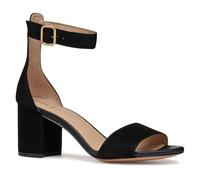 Geox Femme D VIRNILISA 65 S A Sandale à Talons, Black, 35 EU