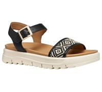 Geox Femme D Xand 2.1s C Sandales compensées, Noir, 41 EU