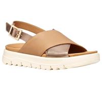 Geox Femme D Xand 2.1s E Sandales compensées, Beige DK Beige, 39 EU