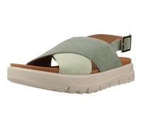 Geox Femme D Xand 2.1s E Sandales compensées, Olive Lt Green, 40 EU