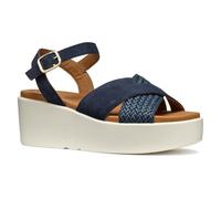 Geox Femme D XAND 2.2S B Sandale compensée, Navy, 40 EU