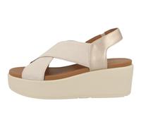 Geox Femme D Xand 2.2s B Sandales compensées, Lt Sand Lt Gold, 38 EU