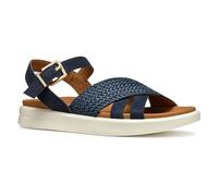 Geox Femme D XAND 2S B Sandale, Navy, 40 EU