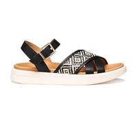 Geox Femme D Xand 2s B Sandales compensées, Noir, 37 EU