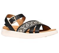 Geox Femme D Xand 2s B Sandales compensées, Noir, 39 EU