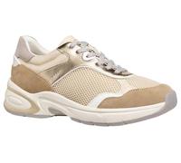 Geox Femme D Zarvia A Basket, Blanc Papyrus, 40 EU