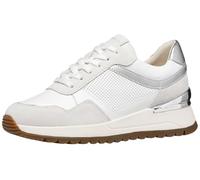 Geox Femme D Desya A Basket, Blanc cassé, 41 EU