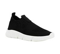 Geox Femme J Aril Girl Basket, Noir, 37 EU