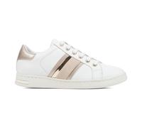 Geox Femme Jaysen Racine Accueil Femme Baskets-Mode, White Lt Gold, 45 EU