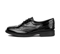 Geox Femme JR Agata D Brogues, Noir (Black C9999), 39 EU