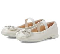 Geox Jr Plie' D Ballet Flat, Blanc, 31 EU