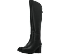 Geox Femme D New Asheel Bottes Hautes au Genou, Noir, 35 EU