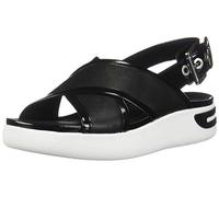 Geox Femme Ottaya A Sandales Bout Ouvert, Noir (Black C9999), 36