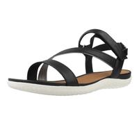 Geox Femme Vega A Sandale de Sport, Black, 36 EU