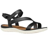 Geox Femme Vega A Sandale de Sport, Black, 38 EU