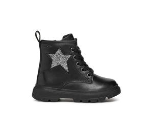 Geox Fille B Kiddartah Girl A, Noir, 25 EU