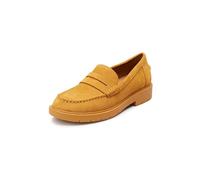 Geox Fille D Spherica Ec1 Moccasin, Moutarde, 37.5 EU