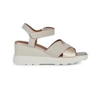 Geox D Spherica Ec6 C Sandales compensées, Lt Sand Lt Gold, 41 EU