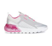 Geox Fille J Activart Illuminus, Silver Fluo Fuchsia, 30 EU