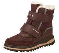Geox Fille J Adelhide Girl À Partir de Bateau cheville, Dk Burgundy, 33 EU