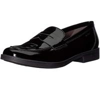 Geox Fille J Agata D Mocassins, Black, 31 EU