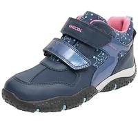 Geox Fille J Baltic Girl Abx Basket, Navy Watersea, 24 EU
